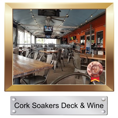 Cork Soakers Deck & Wine